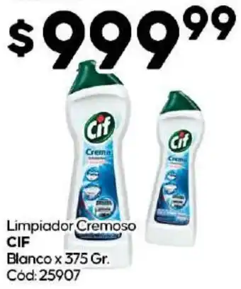 Diarco Limpiador Cremoso CIF Blanco x 375gr oferta