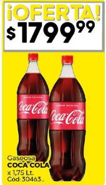 Diarco Gaseosa Coca-Cola x 1.75lt oferta