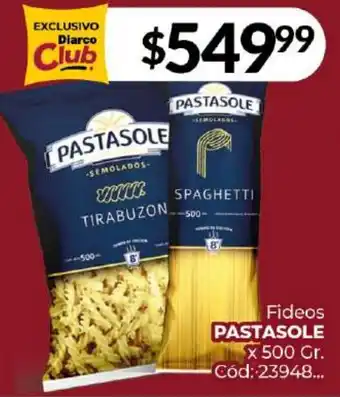 Diarco Fideos PASTASOLE x 500gr oferta