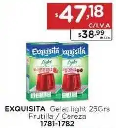 Hipermay Exquisita Gelat. light 35grs Frutilla / Cereza 1781-1782 oferta