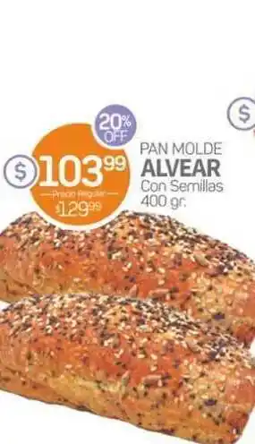 Alvear Alvear Pan Molde Con Semillas 400gr oferta