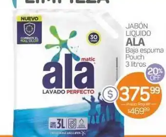 Alvear Ala Jabón Liquido Baja Espuma Pouch 3 litros oferta