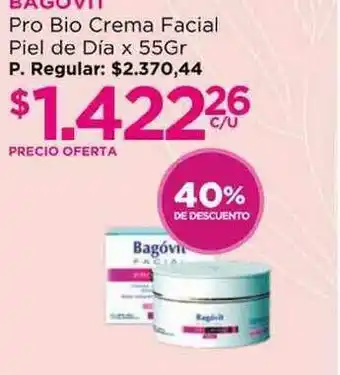 Punto de Salud Bagovit Pro Bio Crema Facial Piel De Dia 40% De Descuento oferta