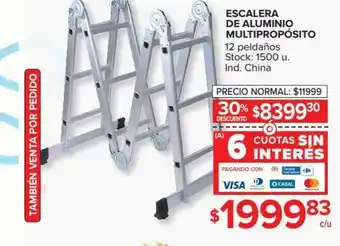 Carrefour Escalera De Aluminio Multipropósito oferta