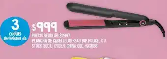 Coto Plancha De Cabello Jdl-240 Top House oferta