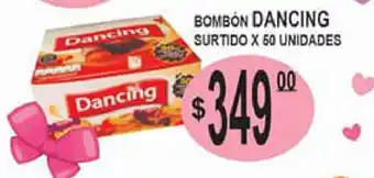 Delfin Supermercados Dancing Bombón Surtido x 50un oferta
