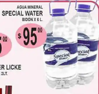 Delfin Supermercados Special Water Agua Mineral Bidón x 6l oferta