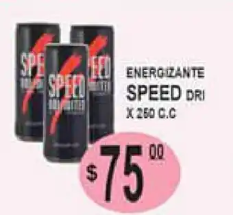 Delfin Supermercados Speed Energizante Dri x 250cc oferta