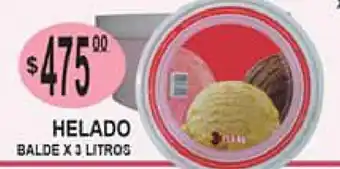 Delfin Supermercados Helado Balde x 3 litro oferta