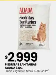 Changomas Aliada - piedritas sanitarias oferta