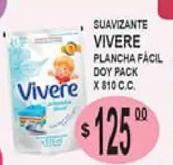 Delfin Supermercados Vivere Suavizante Plancha Fácil Doy pAck x 810cc oferta