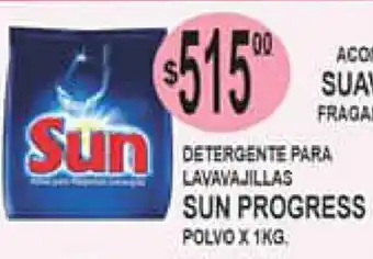 Delfin Supermercados Sun Progress Detergente Para Lavavajillas Polvo x 1kg oferta