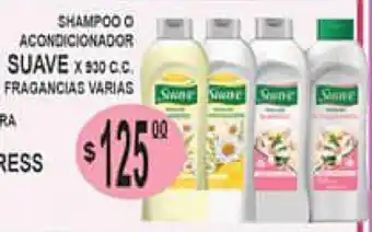 Delfin Supermercados Suave Shampoo O Acondicionador x 930cc oferta