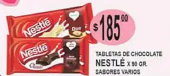 Delfin Supermercados Nestle Tabletas De Chocolate x 90gr oferta
