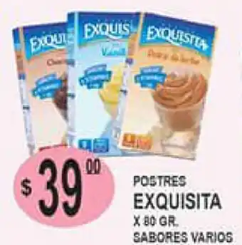 Delfin Supermercados Exquisita Postres x 80gr oferta