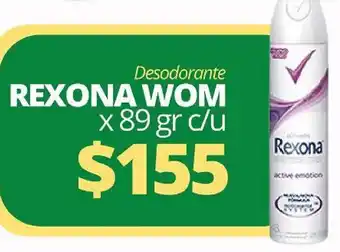 Supermercados A Granel Rexona Wom Desodorante x 89gr oferta