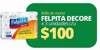 Felpita Decore Rollo de cocina x 3 uni