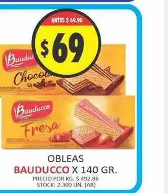 Obleas Bauducco x 140gr