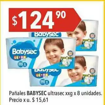 Hergo Pañales Babysec x 8uni oferta