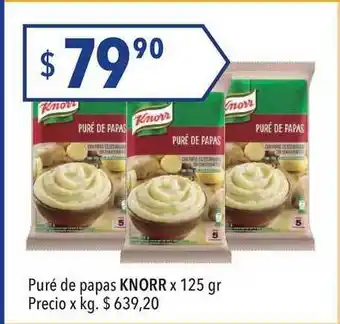 Hergo Puré De Papas Knorr x 125gr oferta