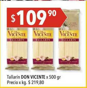 Hergo Tallarín Don Vicente x 500gr oferta