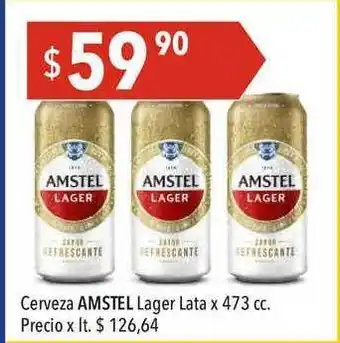 Cerveza Amstel Lager x 473cc