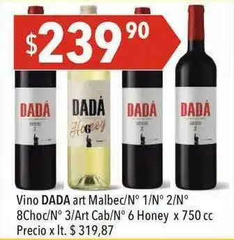 Hergo Vino Dada Art Malbec oferta