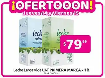 Cordiez Leche Larga Vida Uat Primera Marca x 1lt oferta
