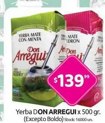 Cordiez Yerba Don Arregui x 500rg oferta