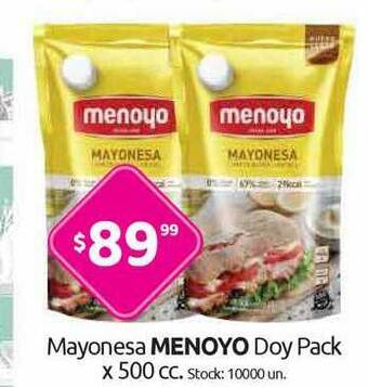 Cordiez Mayonesa Menoyo Doy Pack x 500cc oferta