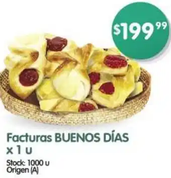 Supermercados Buenos Días Facturas BUENOS DÍAS X 1U oferta