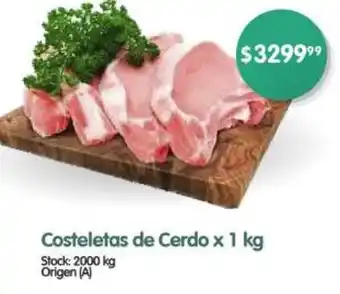 Supermercados Buenos Días Costeletas de Cerdo x 1kg oferta