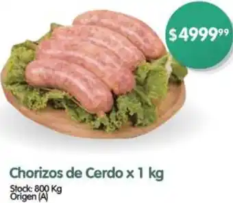 Supermercados Buenos Días Chorizos de Cerdo x 1kg oferta