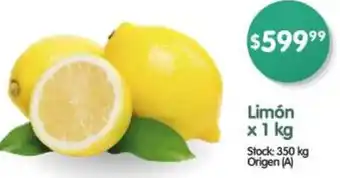 Supermercados Buenos Días Limón x 1kg oferta