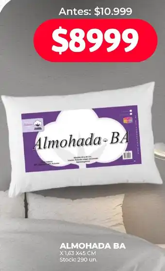 Supermercados Tadicor ALMOHADA BA x 1.63 x 45cm oferta