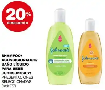 Atomo Conviene SHAMPOO/ ACONDICIONADOR/ BAÑO LÍQUIDO PARA BEBÉ JOHNSON/BABY oferta