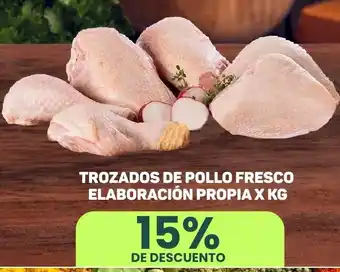 Makro TROZADOS DE POLLO FRESCO ELABORACIÓN PROPIA X KG oferta