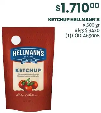Makro KETCHUP HELLMANN'S x 500gr oferta