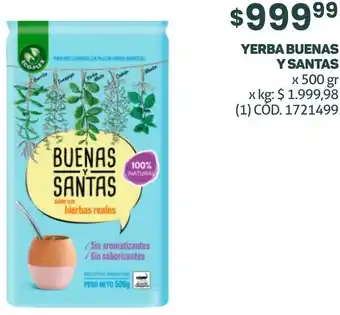 Makro YERBA BUENAS Y SANTAS x 500gr oferta