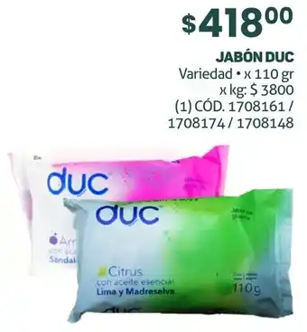 Makro JABÓN DUC Variedad x 110gr oferta