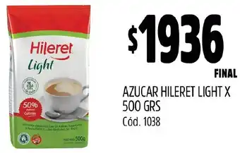 Supermercados Yaguar AZUCAR HILERET LIGHT X 500GR oferta