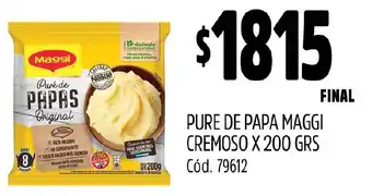 Supermercados Yaguar PURE DE PAPA MAGGI CREMOSO X 200GR oferta