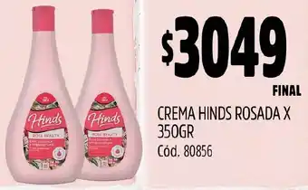 Supermercados Yaguar CREMA HINDS ROSADA X 350GR oferta