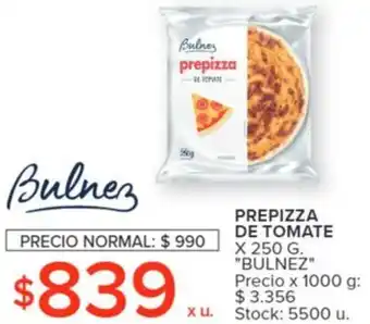 Carrefour BULNEZ PREPIZZA DE TOMATE X 250G oferta