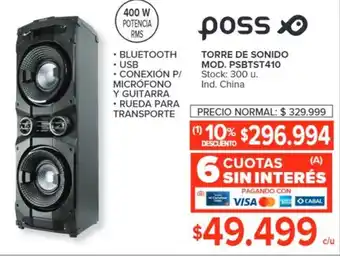 Carrefour TORRE DE SONIDO oferta