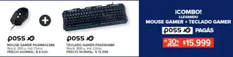 Carrefour MOUSE GAMER + TECLADO GAMER oferta