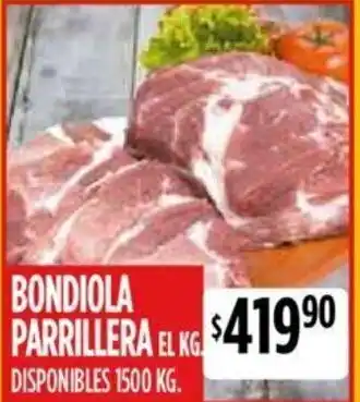 Supermercados Vea Bondiola Parrillera El Kg. oferta