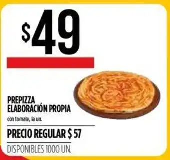 Supermercados Vea Elaboración Prepizza Propia oferta