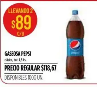 Supermercados Vea Pepsi Gaseosa 1.5lts. oferta
