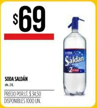 Supermercados Vea Saldán Soda 2lt. oferta